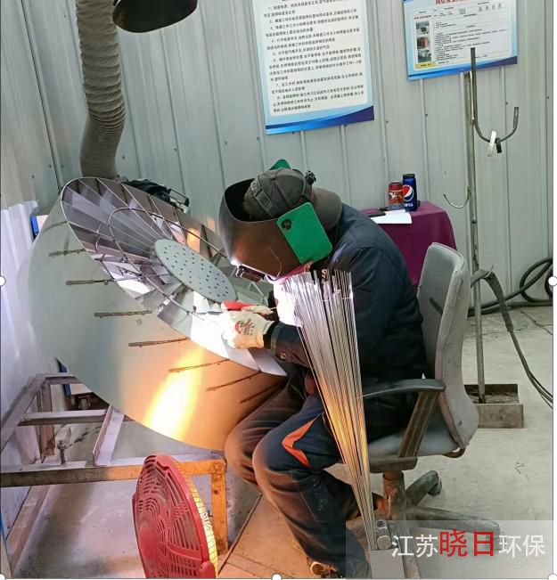 氩弧焊工段车间一角